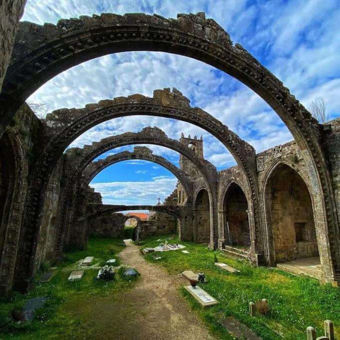Apto Solpor, Terraza Y Parking Cambados Dış mekan fotoğraf