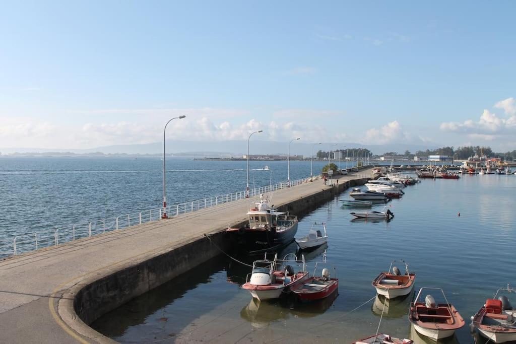 Apto Solpor, Terraza Y Parking Cambados Dış mekan fotoğraf