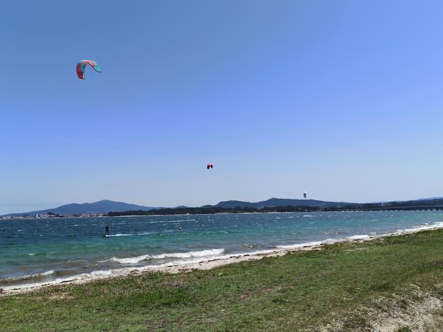 Apto Solpor, Terraza Y Parking Cambados Dış mekan fotoğraf